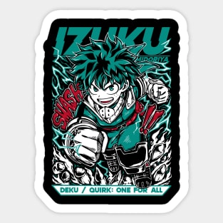 My Hero Academia: Midoriya’s Heroic Evolution Sticker